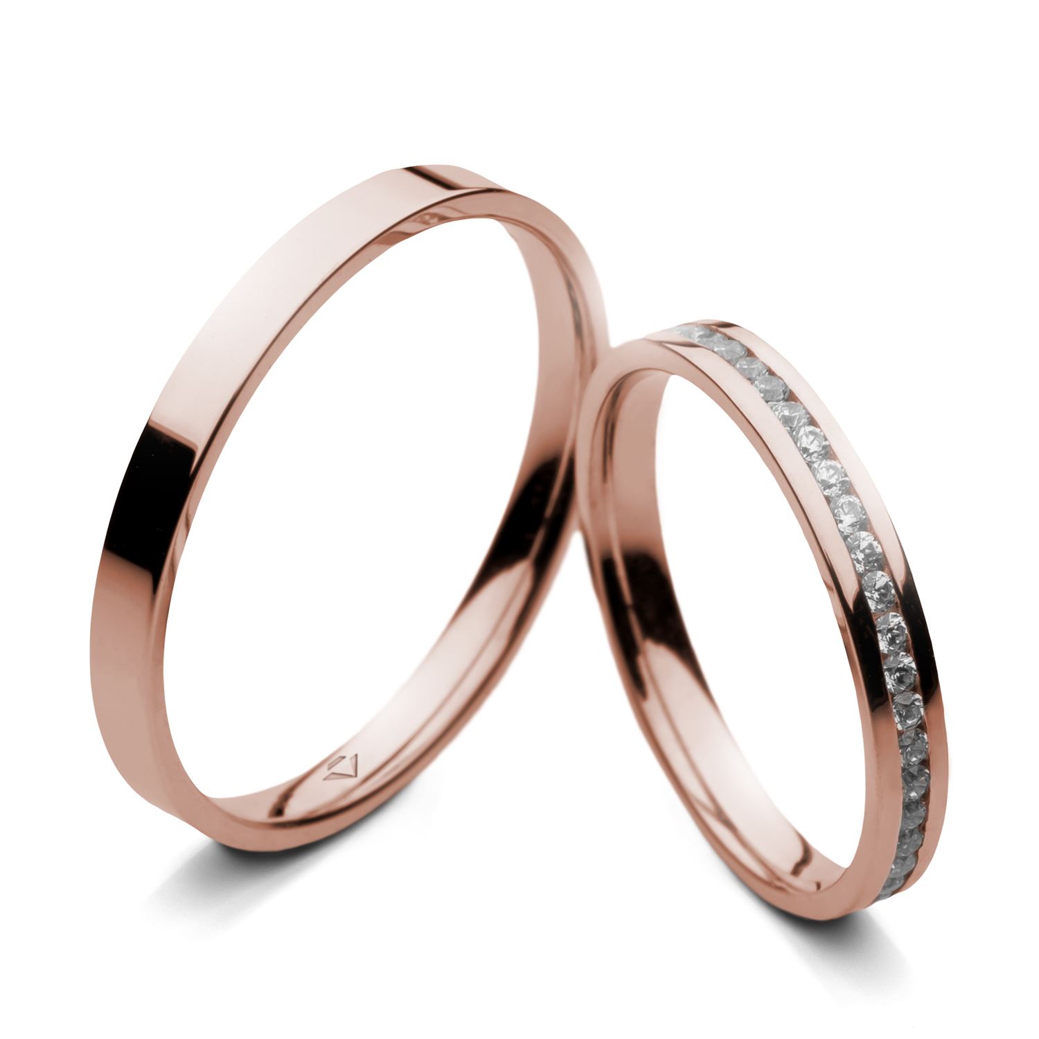 Snubní prsteny č. B-2053-2,7-D1 